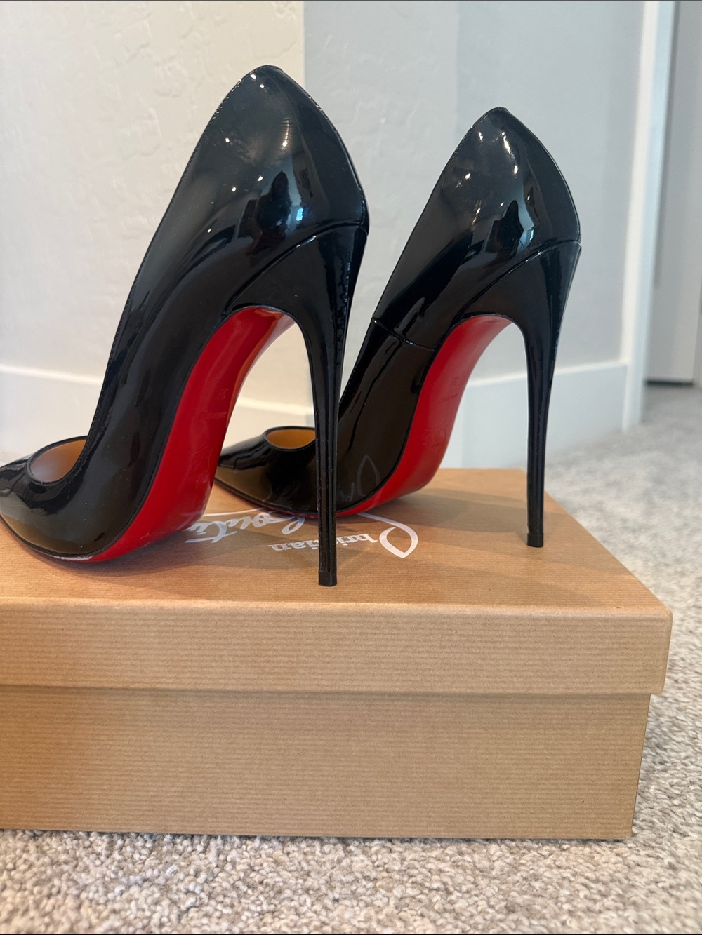 Christian Louboutin So Kate 120 Black Patent